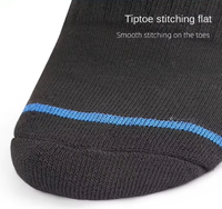 Chaussettes d'hiver en coton sans couture personnalisées avec logo pour enfants et adultes, chaussettes de randonnée et de ski avec motif imprimé sur le bord