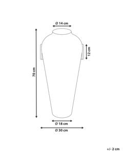 Jarrón decorativo de ratán Natural hecho en Vietnam material ecológico para decoración del hogar y decoración de vajilla al por mayor - Product Image 4