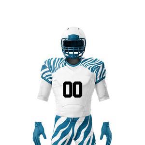 Wholesale Customizable High Quality American <b>Football</b> Jersey Breathable Set for Adults Kids Youth Teams Sublimation Uniform - Product Image 4