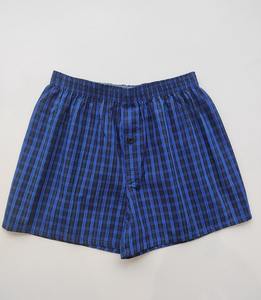 100% coton hommes tissé Boxer Shorts haute qualité respirant taille élastique 3 pièces Pack couleurs mélangées grande taille sous-vêtements - Product Image 4