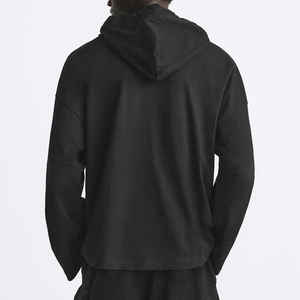 Custom Blank <b>Vintage</b> O-Neck <b>Sweatshirt</b> <b>Oversized</b> Stone Washed Distressed Acid Wash Mock Neck Hoodies <b>Sweatshirts</b> - Product Image 4