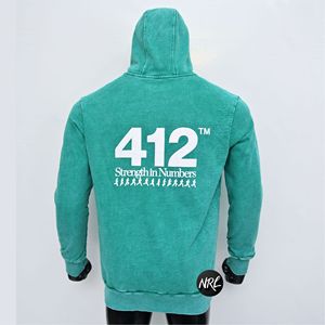 Acis Wash Streetwear Heavyweight Fleece Hoodie Hombres Oversized Acid Washed Hoodie Custom Bordado logo Transpirable - Product Image 3