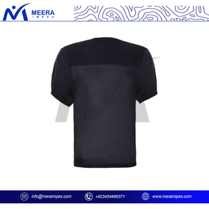 เสื้อฟุตบอลอเมริกันแบบเย็บตะเข็บสำหรับผู้ชายชุดกีฬาที่ทนทานทำจากโพลีเอสเตอร์100% ตามต้องการมีลายแขนสั้นสีทึบ - Product Image 5