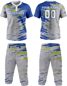 Nouveauté Vêtements de sport Nom personnalisé imprimé Tissu 100% polyester Meilleur prix Uniforme de softball - Product Image 2