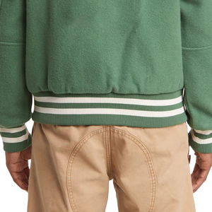 Vente en gros Veste de baseball Letterman Varsity pour hommes avec col montant logo avant manches longues Vente professionnelle en ligne - Product Image 6