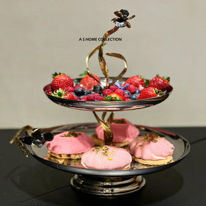 ที่วางเค้กทำด้วยมือสำหรับตกแต่งงานปาร์ตี้ชั้นวางเค้กแบบตอกสำหรับโต๊ะสำหรับงานแต่งงาน - Product Image 2