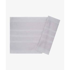 Knitted Striped Shawl Grey 75x190 cm Printed Pattern for Summer and Winter - Product Image 1