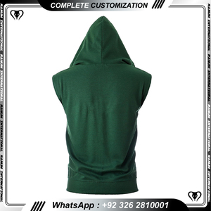 Adultos Diseñador Sin mangas Impreso Sudadera con capucha Ropa deportiva sin costuras - Product Image 4