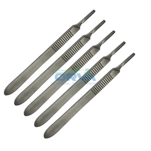 Instruments chirurgicaux de base OEM de haute qualité, vente à chaud de lames de <span class=keywords><strong>scalpel</strong></span> manuelles en acier inoxydable - Product Image 1