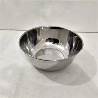 Bol à pâte en acier inoxydable, finition mate, style classique, logo personnalisé, taille sur mesure, en stock, pour table de cuisine, cadeau d'affaires, décoration