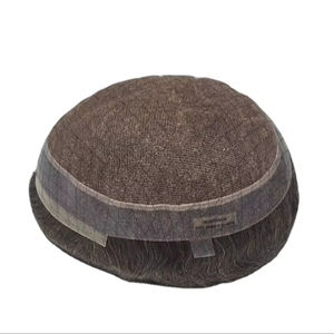 Peluca de Cabello Humano Australiano, Cabello Virgen Remy Indio, Prótesis Capilar, Toupee, Cabello Taz, BD - Product Image 2