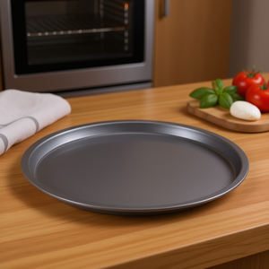 Bandeja para Horno Antiadherente de Acero Inoxidable para Pizza (32cm) SILVER ELEGANCE Gris 72532 Modelo de Guardini Utensilios Antiadherentes para Pizza - Product Image 3