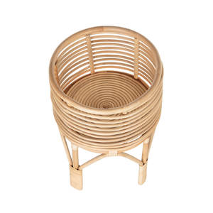 ขาตั้งไม้ไผ่ที่สง่างามและเป็นมิตรกับสิ่งแวดล้อมเครื่องมือหมุนสำหรับสวนในร่มหรือพื้นที่สำนักงานของคุณ - Product Image 1