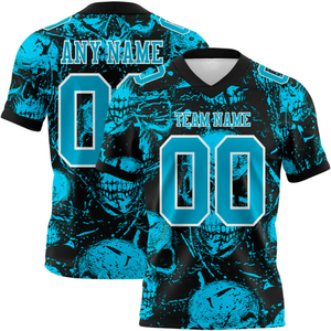 Camiseta de fútbol americano personalizada OEM ropa de equipo al por mayor fabricante de ropa deportiva de poliéster de secado rápido para hombres mujeres entrenamiento juvenil - Product Image 3