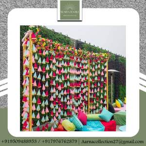 Decorative Artificial Elegant Gota Flower <b>Garlands</b> for Weddings, Diwali, and Temple Decor and for Home Decor - Product Image 2