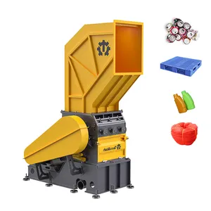 Automatic Crushing Recycling Machine For Plastic Pipe/Aluminum Can/Wood/Plastic Bags