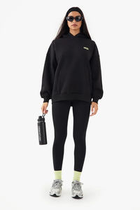 Vente chaude Latset Noir Goutte Épaule Femmes Surdimensionné Imprimé À Capuche Anti-Rides Et Respirant Hoodies Femmes Zip Up Hoodie - Product Image 6