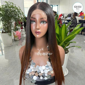 Vendeur de cheveux vietnamiens bruts Super Double Drawn Perruques à fermeture transparente Dentelle Os Perruque de cheveux humains vierges droits Densité 250 - Product Image 3