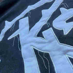 2025 logotipo personalizado 400gsm Unisex bordado personalizado francés Terry pulóver sudaderas con capucha desgastadas lavado ácido recortado sudaderas con capucha para hombres - Product Image 3