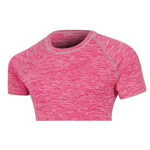 Nouveau T-shirt personnalisé pour femme, col rond, manches courtes, uni, anti-rides, en polaire écologique, respirant, gaufré - Product Image 4