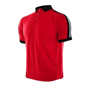 Logo de broderie personnalisé polos à manches courtes pour hommes polos unis T-shirt vierge unisexe 100% coton fabriqué au Pakistan - Product Image 4