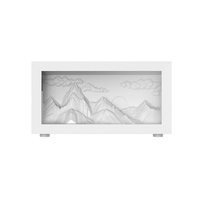 Humidificateur d'arômes à effet flamme de cheminée, diffuseur d'huiles essentielles, humidificateur aromatique de table à flamme de cheminée, brume 12 heures