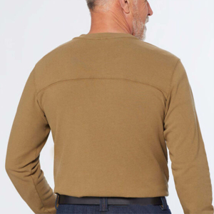 T-shirts à manches longues personnalisés de haute qualité et confortables, respirants, de qualité supérieure, col en O, vente en gros de t-shirts à manches longues - Product Image 6