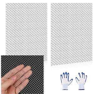 Rouleau de moustiquaire en fil d'acier inoxydable de haute qualité, tissé, pour fenêtres, <span class=keywords><strong>anti</strong></span>-insectes, avec embout, découpe sur mesure, abordable - Product Image 2