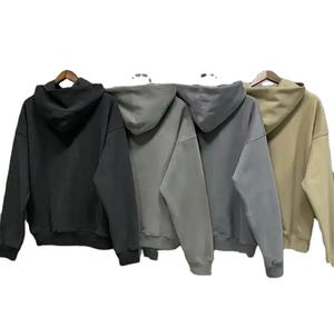 Custom Manufacturer Embroidery Distressed Hoodie <b>Rhinestone</b> Zip up <b>Jacket</b> Acid Wash Vintage Washed Men Fleece Streetwear Hoodies - Product Image 1