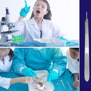 Manija de Bisturí Quirúrgico de Acero Inoxidable, Instrumento Médico Reutilizable, Herramienta de Corte para Cirugía General, Veterinaria y Ortopédica - Product Image 3