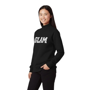 Women Oversized Long Sleeve Turtleneck Heavy Weight Fleece Casual Breathable Eco Friendly Winter Autumn 380g Front Anti-Wrinkle - Product Image 1