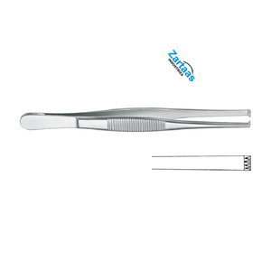 Fórceps de tejido de acero inoxidable de alta calidad 4x5 dientes 14,5 cm/5,5 "Fabricante de instrumentos quirúrgicos - Product Image 2