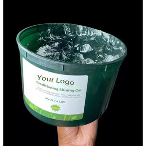 Gel Fijador para el Cabello de 64 oz, con Efecto Acondicionador y Brillo, en Envase Grande, con Fijación Fuerte, Marca Privada - Product Image 3