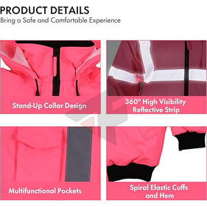 Chaqueta de Seguridad Transpirable para Mujer, Chaqueta de Seguridad de Alta Calidad para Mujer, Chaqueta de Seguridad para Mujer con Logotipo Personalizado - Product Image 5