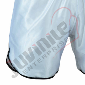 MMA กางเกงขาสั้นผ้าโพลีเอสเตอร์สำหรับออกกำลังกายชกมวยกางเกงมวยไทยเอวยางยืดระดับกลางสำหรับออกกำลังกายดีไซน์ตามสั่ง2025ล่าสุด - Product Image 2