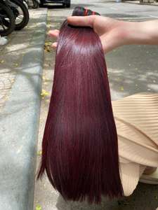Vente chaude 2023 couleur de cheveux humains en gros Jen08 perruques de cheveux bruts vietnamiens 100% de haute qualité - Product Image 5