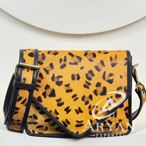 Bolsos de hombro de cuero de vaca con estampado de leopardo 2025 de calidad superior para mujer, bolso de cuero genuino, bolsos de estilo sobre - Product Image 1