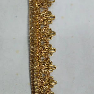Indian Saree Lace Border Trim Gota Lace Bordado Cinta metálica Ofertas en venta al por mayor - Product Image 1
