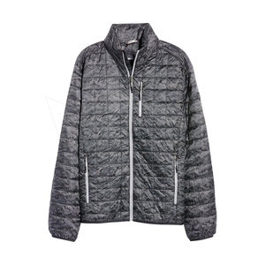 Veste matelassée à capuche pour homme, idéale pour l'hiver, imperméable et respirante, avec doublure en soie, couleur/logo personnalisable, haute qualité - Product Image 1