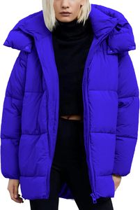 Veste matelassée unisexe à capuche imperméable et coupe-vent, style streetwear, personnalisable, multicolores, 2026 - Product Image 2