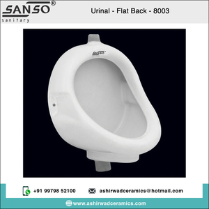 Approvisionnement direct en usine d'urinoir en céramique blanche moderne mural et portable articles sanitaires de vente chaude du fournisseur indien - Product Image 2