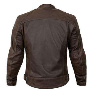 Blouson en cuir unisexe coupe-vent style américain 2026 pour motard, vêtements de moto, fabricant en gros - Product Image 3