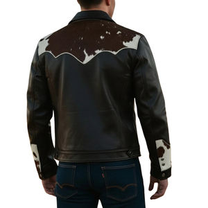 เสื้อแจ็คเก็ตหนังวัวแท้ 100% สำหรับผู้ชาย สำหรับฤดูหนาว ป้องกันแบคทีเรีย ระบายอากาศ กันลม เป็นมิตรกับสิ่งแวดล้อม สไตล์ลำลอง ราคาถูก รับผลิตแบบ OEM - Product Image 3