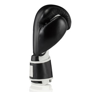 Gants de boxe MMA professionnels respirants avec logo personnalisé, évacuation de l'humidité, fermeture à boucle et crochet, haute qualité, couleurs personnalisées, en cuir - Product Image 3