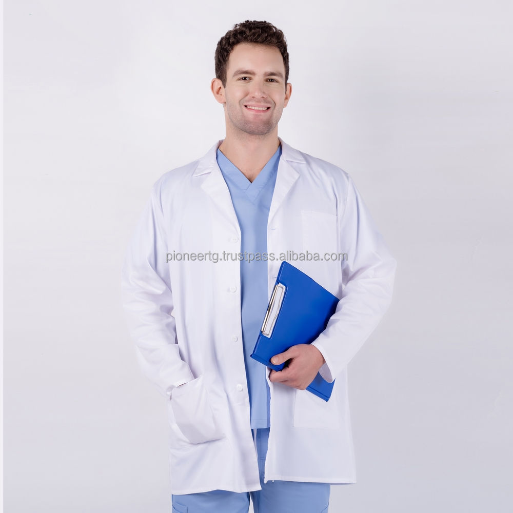 Scrubs Fleece Lined White Lab Coat White Nursing Scrubs