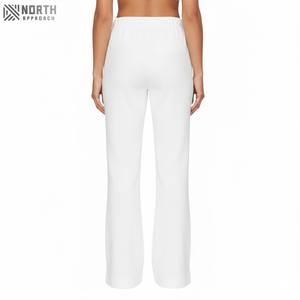 Oversized Joggers 100% Cotton French Terry Heavyweight <b>Black</b> Flared Sweat Track Pants <b>Men</b> Joggers For <b>Mens</b> Winter Trousers - Product Image 2