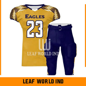 Uniforme de football américain pour jeunes personnalisable en gros ensemble respirant à manches courtes nouveau design OEM disponible pour les garçons été - Product Image 5