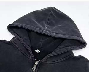 Sweat à capuche pour femme, respirant, écologique, à séchage rapide, en coton, logo frontal régulier, mode d'hiver, léger, OEM personnalisable - Product Image 5