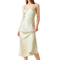 Saris en satin de soie uni tendance, tissu charmeuse 19mm, largeur 114cm, gris noir, 100% soie de mûrier respirante, pour robes, vêtements de nuit et tenues pour filles