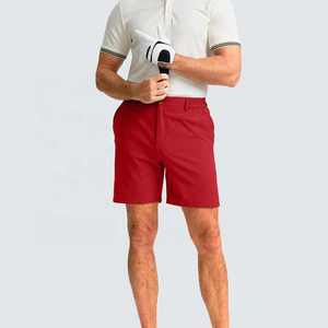 Custom Logo Quick Dry Moisture Wicking Workout Solid <b>Colour</b> Blank Casual Golf Polyester Cotton Men Shorts - Product Image 5